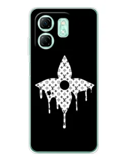 Чохол для Infinix Smart 9 з картинкою «Квіткова монограма»