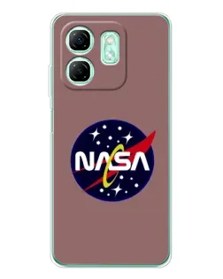Чохол для Infinix Smart 9 з картинкою «NASA — ретро космос»
