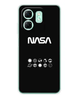 Чохол для Infinix Smart 9 з картинкою «NASA — технічний принт»