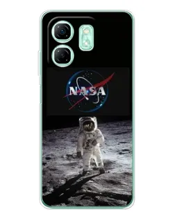 Чохол для Infinix Smart 9 з картинкою «Астронавт на Місяці»