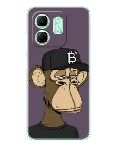 Чохол для Infinix Smart 9 з картинкою «Bored Ape в кепці»