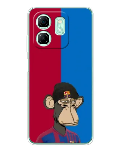 Чохол для Infinix Smart 9 з картинкою «Bored Ape — фанат Барси»