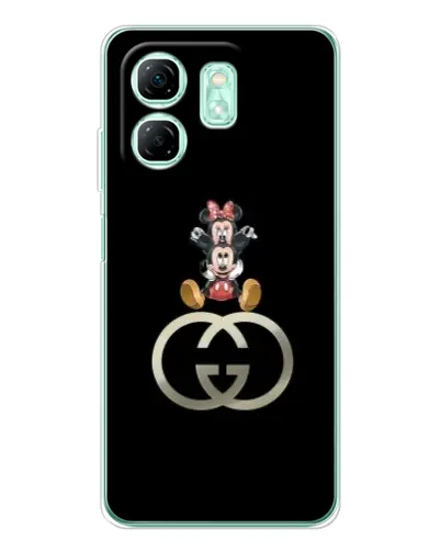 Чохол для Infinix Smart 9 з картинкою «Мінні Маус на лого» Чохол для Infinix Smart 9 з картинкою «Мінні Маус на лого»
