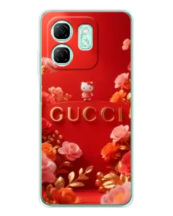 Чохол для Infinix Smart 9 з картинкою «Gucci — золотий сад»