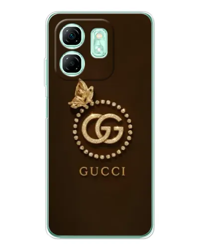 Чохол для Infinix Smart 9 з картинкою «Gucci — золотий метелик» Чохол для Infinix Smart 9 з картинкою «Gucci — золотий метелик»