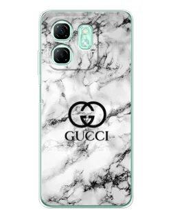 Чохол для Infinix Smart 9 з картинкою «Gucci — мармуровий шик»