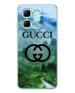 Чохол для Infinix Smart 9 з картинкою «Gucci — гірський пейзаж»