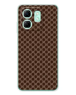 Чехол для Infinix Smart 9 с картинкой «Gucci — шоколадная сетка»
