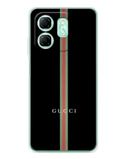 Чехол для Infinix Smart 9 с картинкой «Gucci — строгая линия»