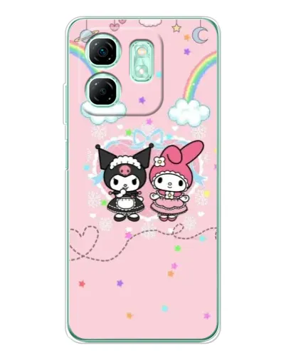 Чохол для Infinix Smart 9 з картинкою «My Melody та Kuromi»