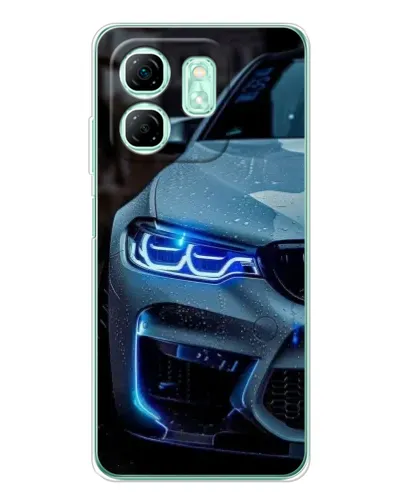 Чохол для Infinix Smart 9 з картинкою «Погляд BMW з синіми фарами» Чохол для Infinix Smart 9 з картинкою «Погляд BMW з синіми фарами»