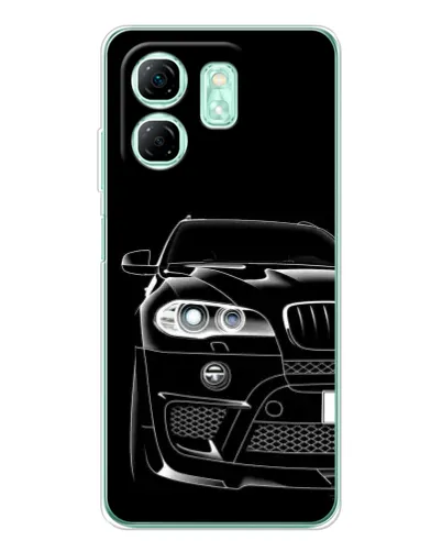 Чохол для Infinix Smart 9 з картинкою «Темний силует BMW» Чохол для Infinix Smart 9 з картинкою «Темний силует BMW»