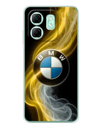 Чохол для Infinix Smart 9 з картинкою «Золотистий дим BMW» Чохол для Infinix Smart 9 з картинкою «Золотистий дим BMW»