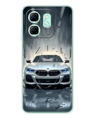 Чохол для Infinix Smart 9 з картинкою «BMW у світлі фар» Чохол для Infinix Smart 9 з картинкою «BMW у світлі фар»