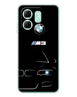 Чохол для Infinix Smart 9 з картинкою «Мінімалістичний принт BMW M3»