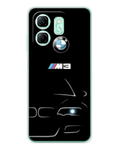 Чохол для Infinix Smart 9 з картинкою «Мінімалістичний принт BMW M3» Чохол для Infinix Smart 9 з картинкою «Мінімалістичний принт BMW M3»
