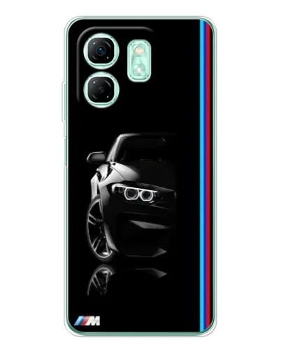 Чохол для Infinix Smart 9 з картинкою «Силует BMW в темряві» Чохол для Infinix Smart 9 з картинкою «Силует BMW в темряві»