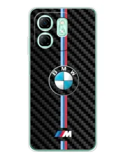 Чохол для Infinix Smart 9 з картинкою «Емблема BMW та карбон»