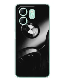 Чохол для Infinix Smart 9 з картинкою «Емблема BMW — макро»
