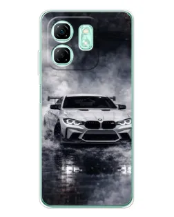 Чохол для Infinix Smart 9 з картинкою «BMW крізь туман»