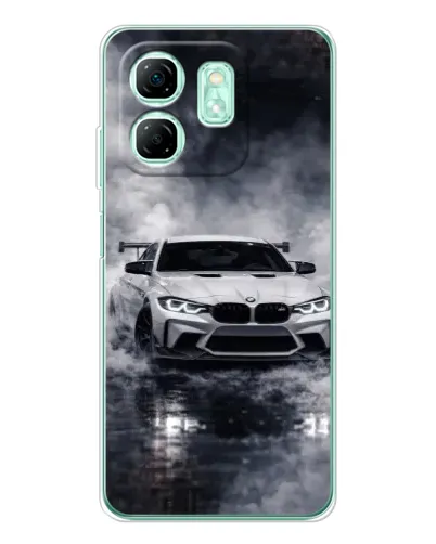 Чохол для Infinix Smart 9 з картинкою «BMW крізь туман» Чохол для Infinix Smart 9 з картинкою «BMW крізь туман»