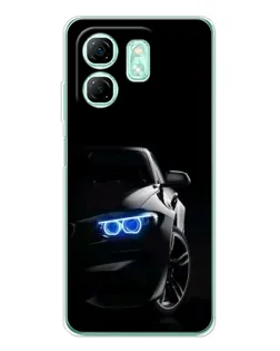 Чохол для Infinix Smart 9 з картинкою «BMW — нічний погляд» Чохол для Infinix Smart 9 з картинкою «BMW — нічний погляд»