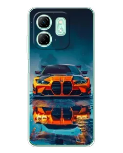 Чохол для Infinix Smart 9 з картинкою «BMW — золота емблема» Чохол для Infinix Smart 9 з картинкою «BMW — золота емблема»