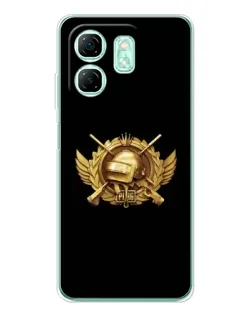 Чохол для Infinix Smart 9 з картинкою «PUBG — помаранчевий градієнт»