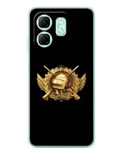 Чохол для Infinix Smart 9 з картинкою «PUBG — помаранчевий градієнт»