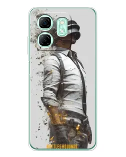 Чохол для Infinix Smart 9 з картинкою «PUBG — боєць у пилу»
