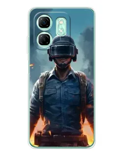 Чохол для Infinix Smart 9 з картинкою «PUBG — реалістичний герой»