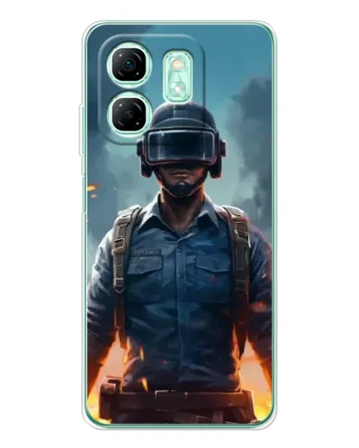 Чохол для Infinix Smart 9 з картинкою «PUBG — реалістичний герой»