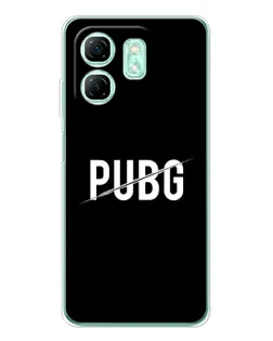 Чохол для Infinix Smart 9 з картинкою «PUBG — білий логотип»