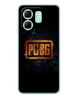 Чохол для Infinix Smart 9 з картинкою «PUBG — золотий логотип»