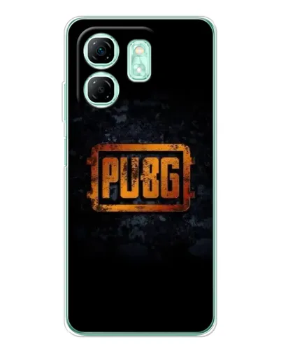 Чохол для Infinix Smart 9 з картинкою «PUBG — золотий логотип»