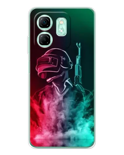 Чохол для Infinix Smart 9 з картинкою «PUBG — вогняний воїн»