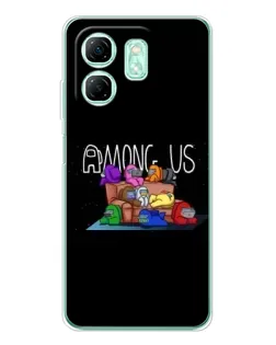 Чохол для Infinix Smart 9 з картинкою «Логотип Among Us»