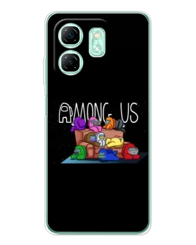 Чохол для Infinix Smart 9 з картинкою «Логотип Among Us»