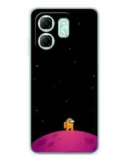 Чохол для Infinix Smart 9 з картинкою «Самотній герой на планеті»