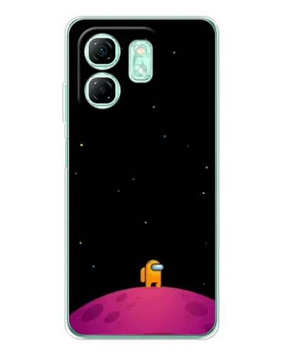 Чохол для Infinix Smart 9 з картинкою «Самотній герой на планеті»
