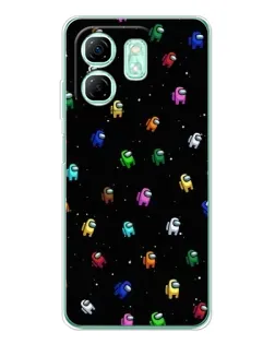 Чохол для Infinix Smart 9 з картинкою «Екіпаж Among Us»