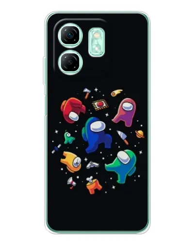 Чохол для Infinix Smart 9 з картинкою «Among Us космос»