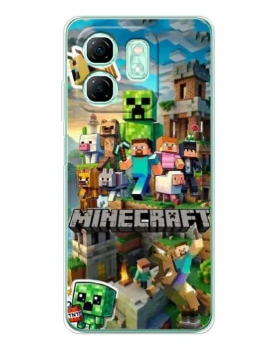 Чохол для Infinix Smart 9 з картинкою «Замок Minecraft»