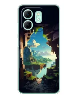 Чохол для Infinix Smart 9 з картинкою «Вид з печери»