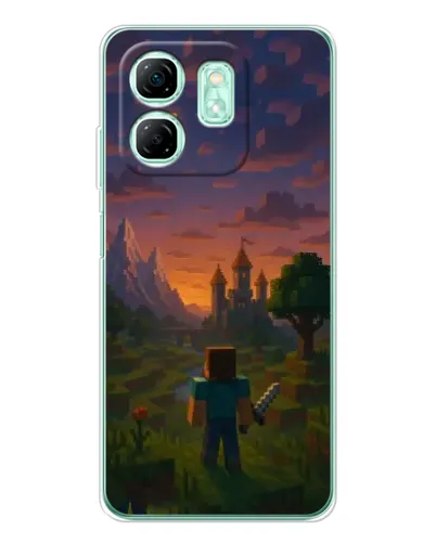 Чохол для Infinix Smart 9 з картинкою «Стів біля вежі»