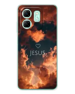 Чехол для Infinix Smart 9 с картинкой «Сияние Имени Jesus»
