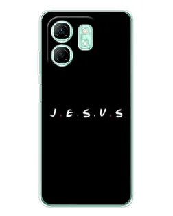 Чехол для Infinix Smart 9 с картинкой «Точки веры J.E.S.U.S.»
