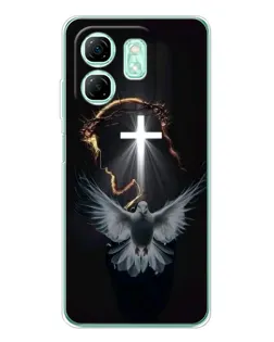 Чехол для Infinix Smart 9 с картинкой «Голубь и Свет»
