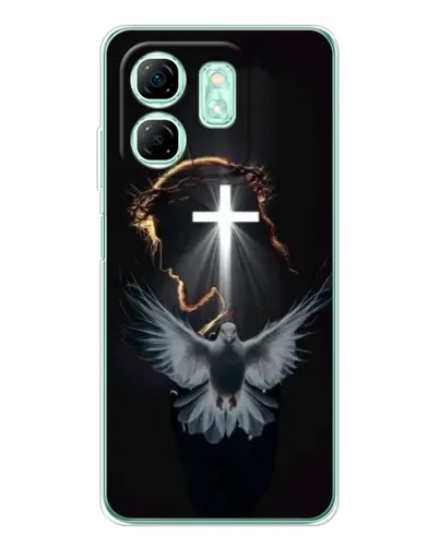 Чехол для Infinix Smart 9 с картинкой «Голубь и Свет»