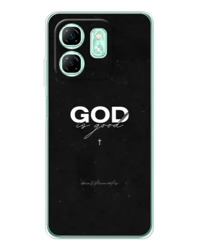 Чехол для Infinix Smart 9 с картинкой «GOD — Бог над всем»